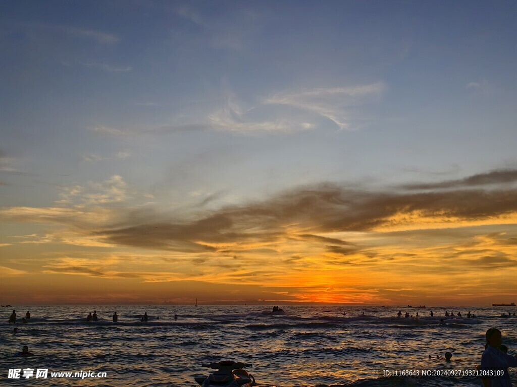 北海涠洲岛夕阳