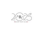 2025元旦新年背景