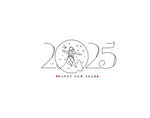 创意2025新年背景