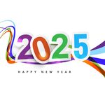 创意2025新年背景