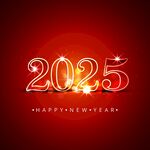2025元旦新年海报 蛇年背景