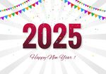 2025元旦新年 圣诞节背景