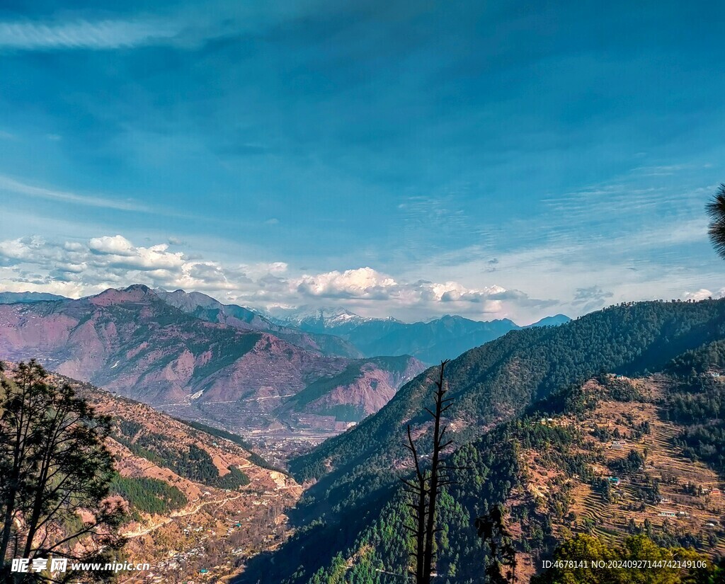 群山摄影图__自然风景_自然景观_摄影图库_昵图网
