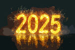 2025烟花字体