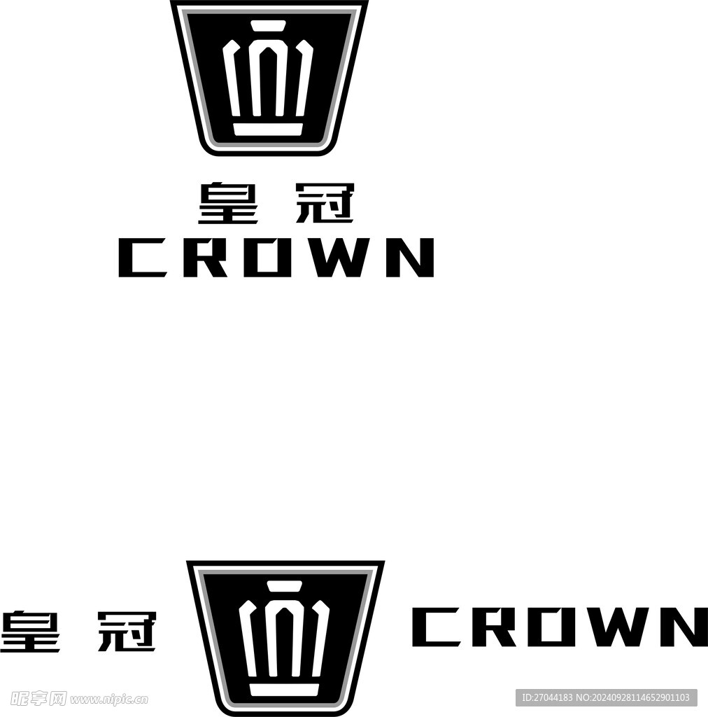 皇冠车标LOGO 