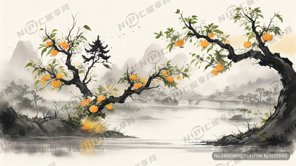 砀山县宣传海报 有梨树