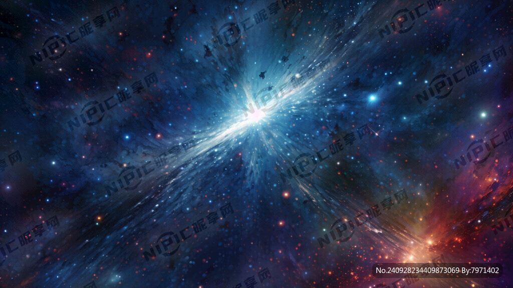 宇宙 星空 色彩亮丽 飞行超人