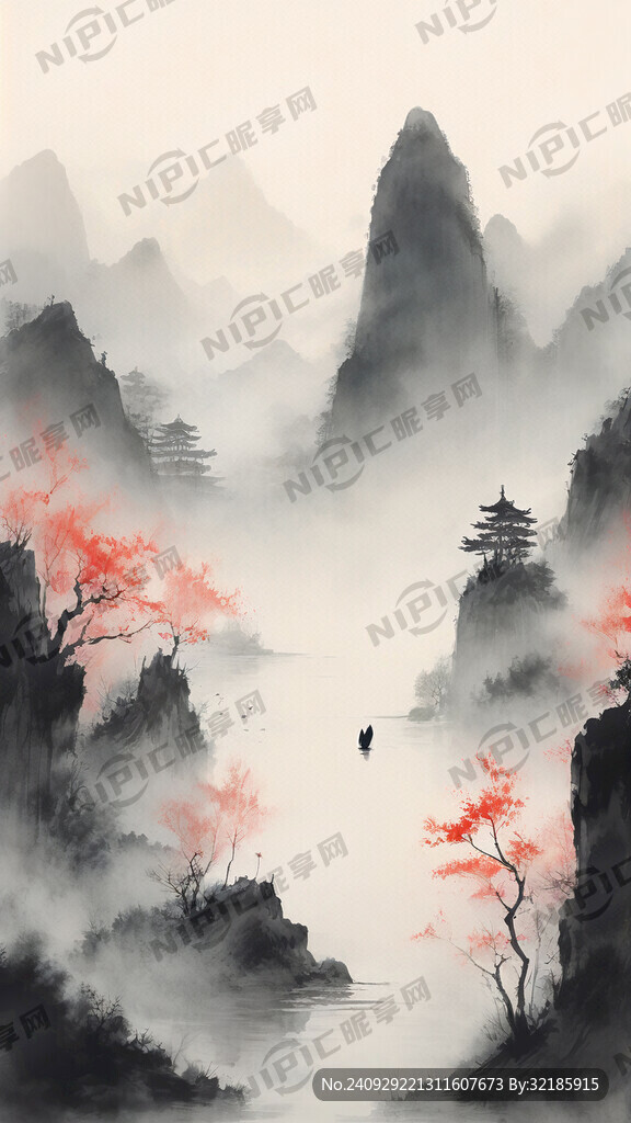 中式直播间背景