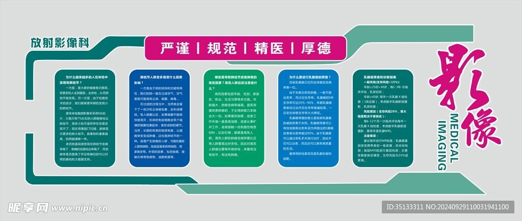 放射科背景墙