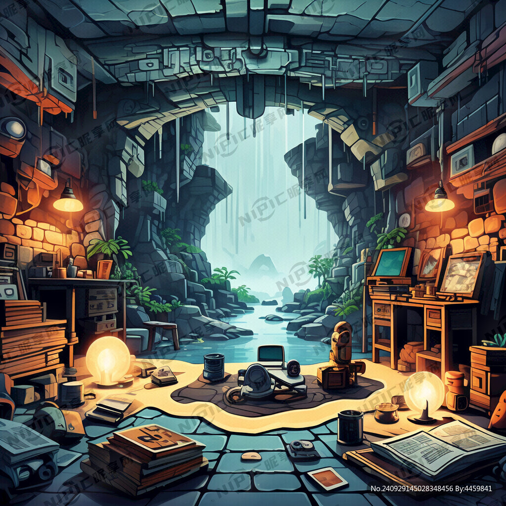 室内探洞游戏海报