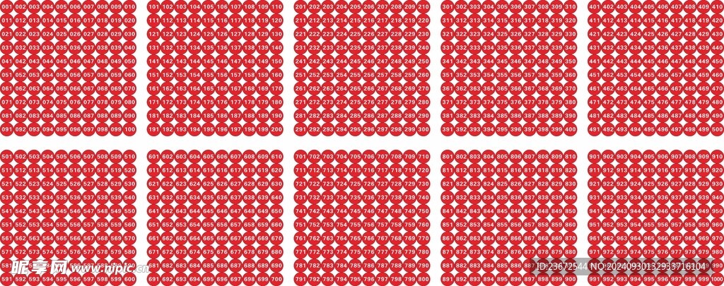 数字编号