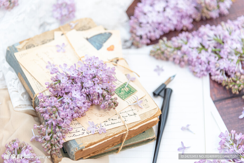 丁香花素材壁纸