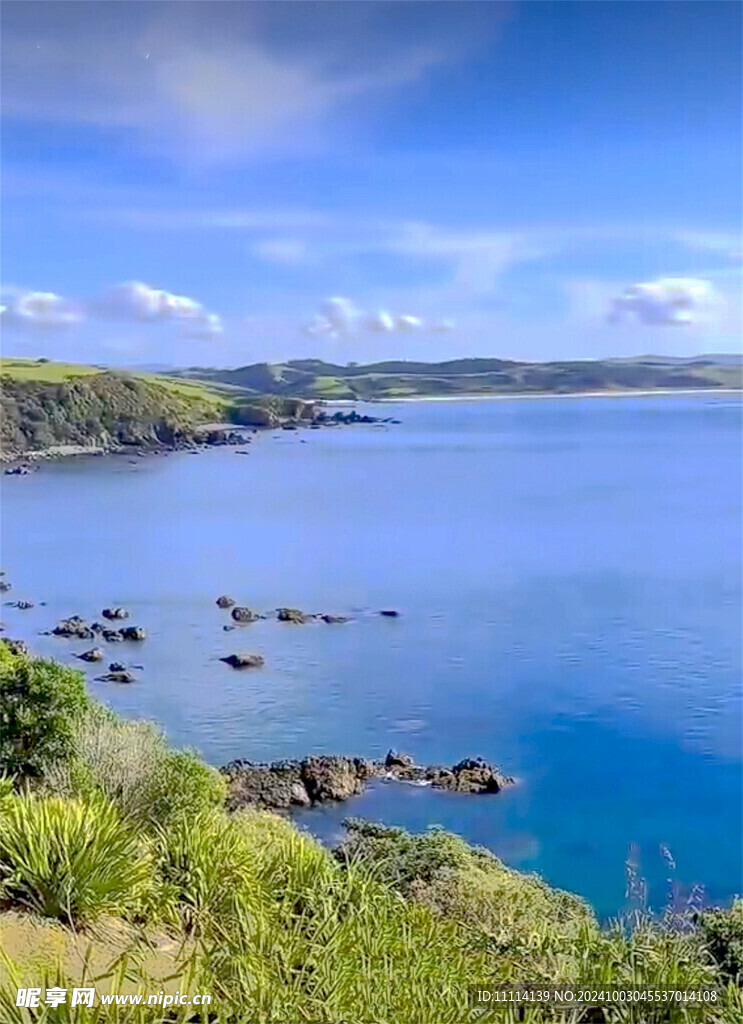 新西兰海湾风景