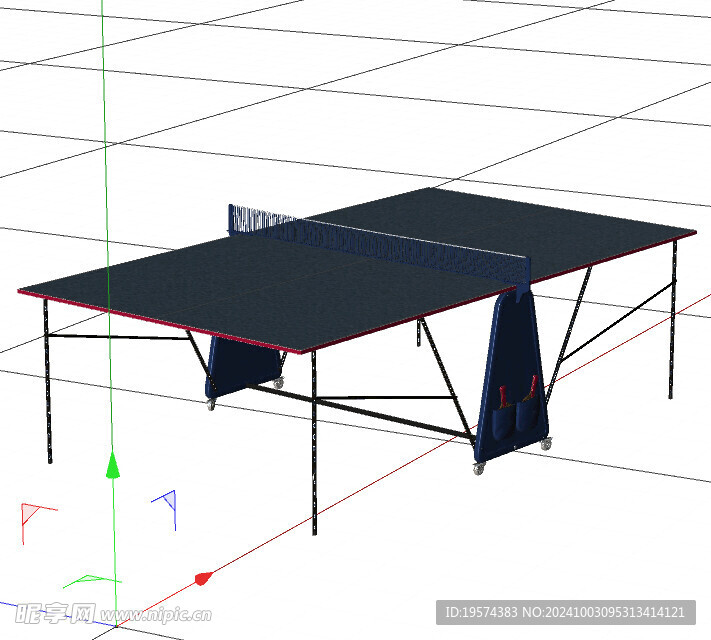 C4D模型 乒乓球桌