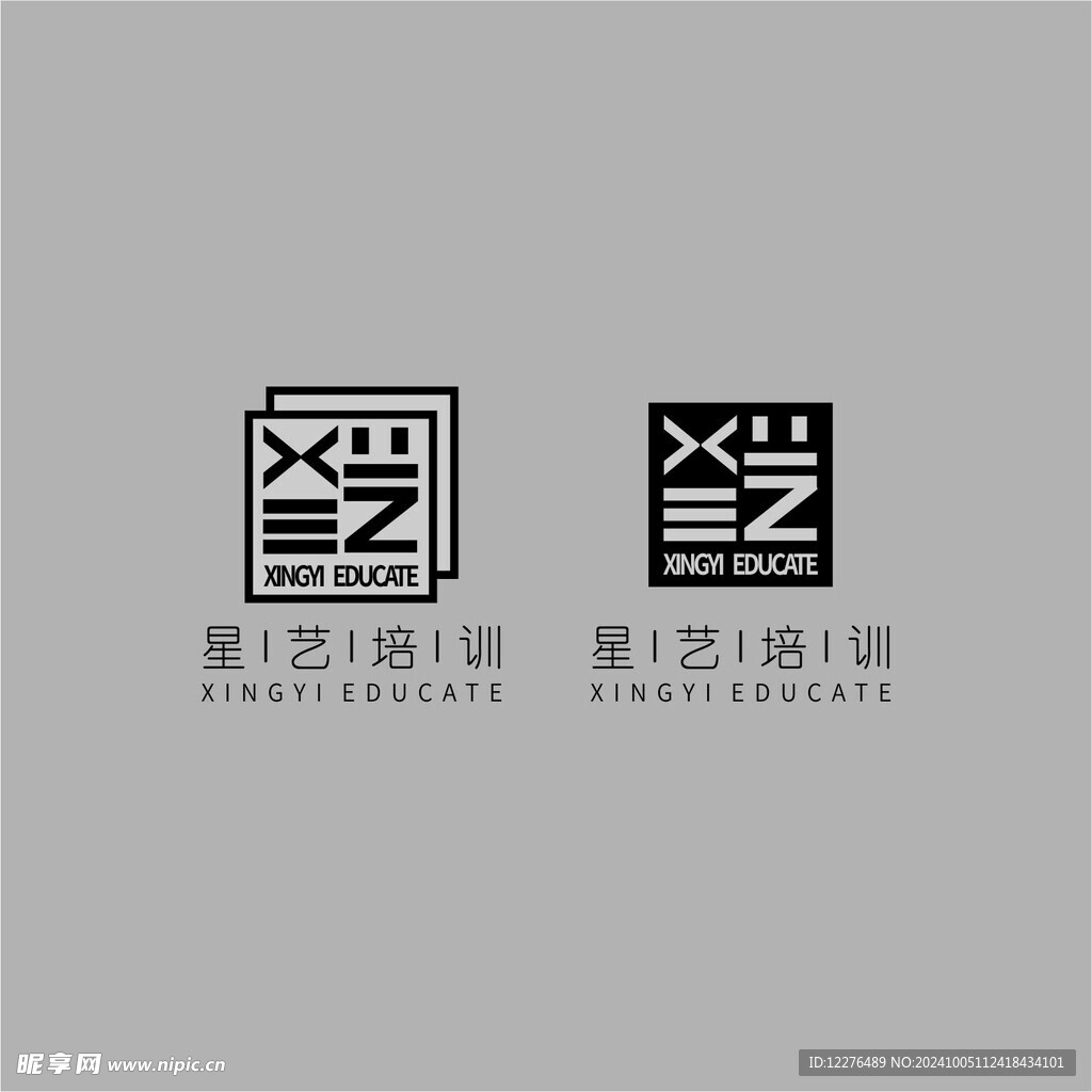 少儿艺术培训机构LOGO 