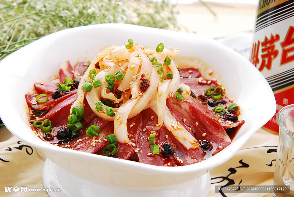  面皮拌牛肉