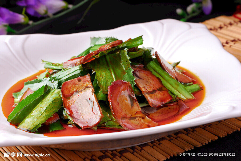 野菜拌牛肉
