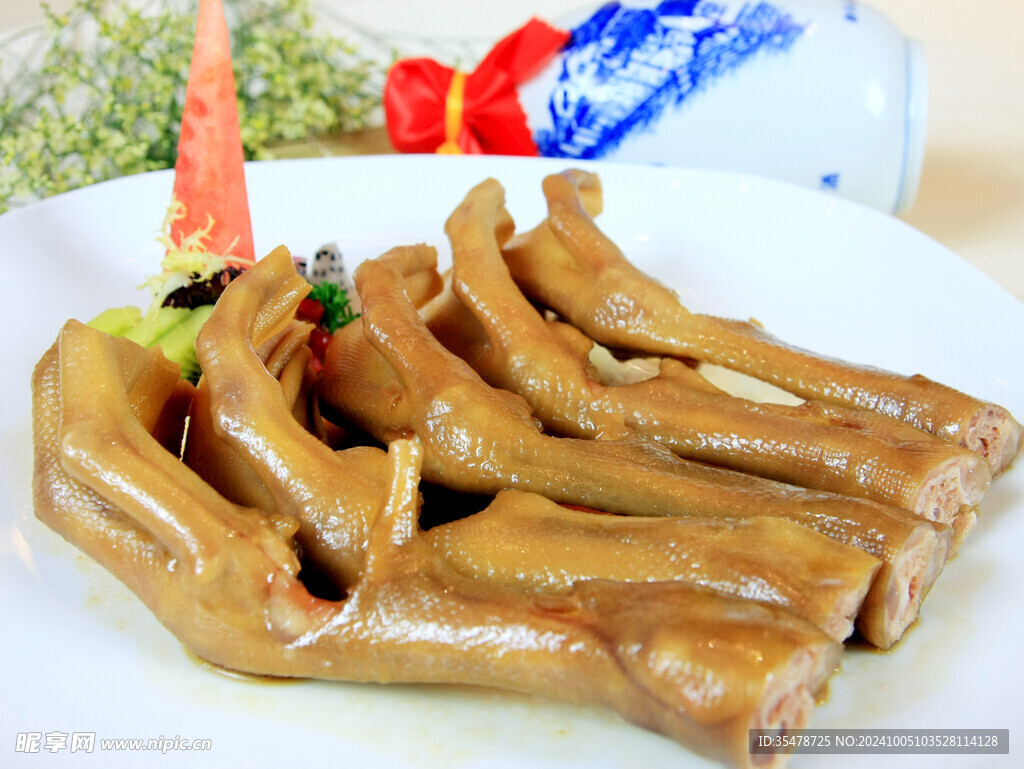  卤水原只鸭掌