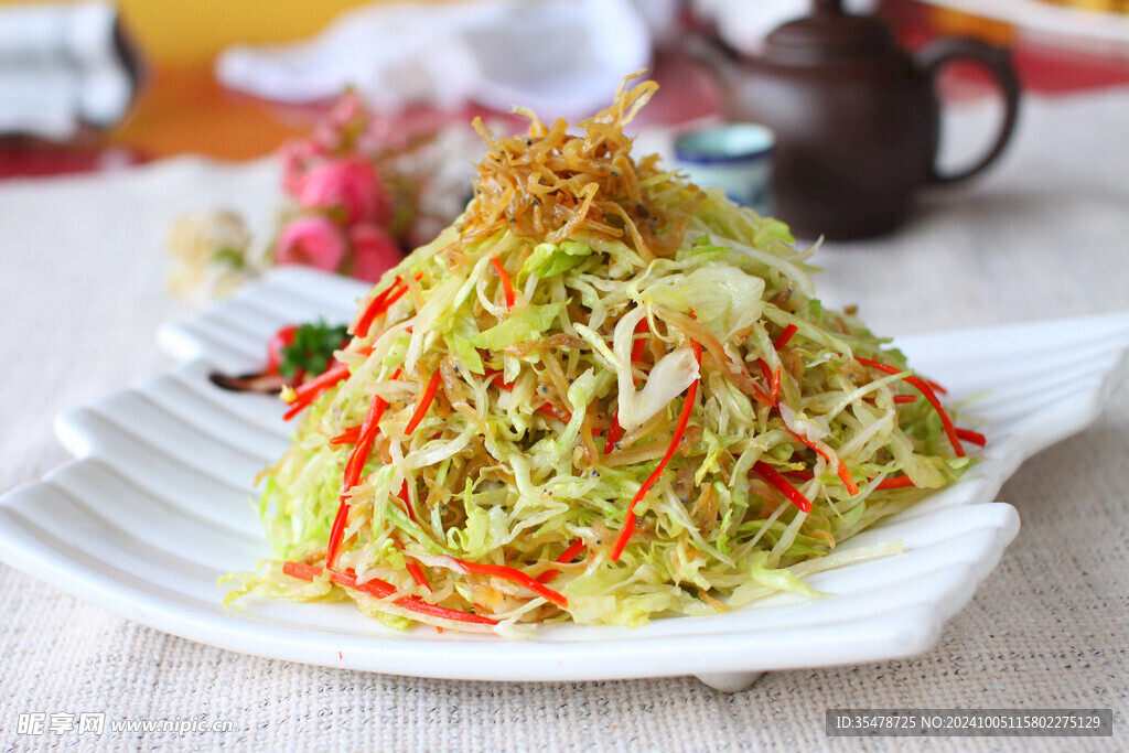 西生菜拌沙丁鱼