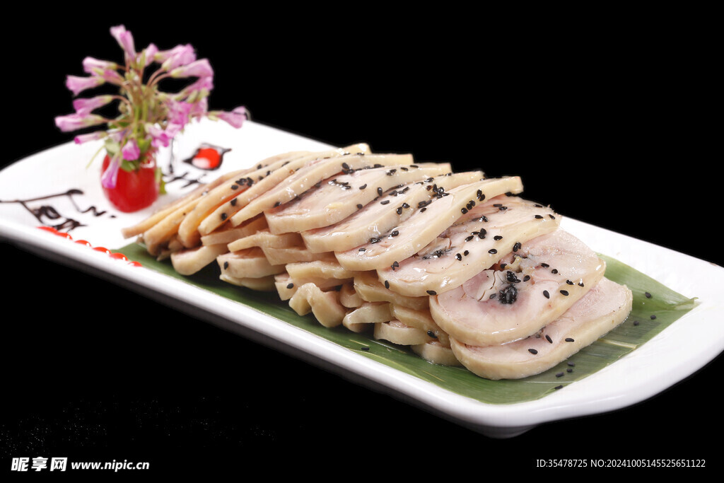 鲜桃仁鸡腿卷