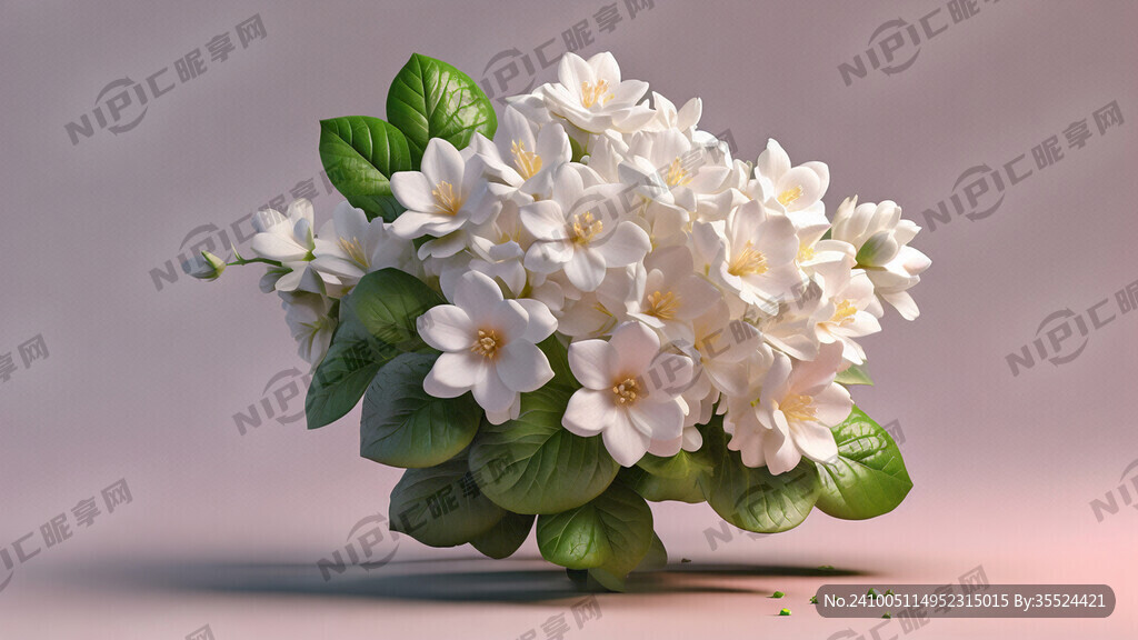 3D茉莉花