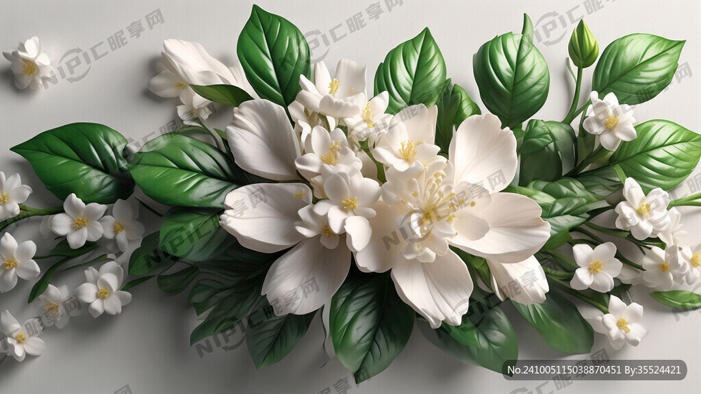 3D茉莉花