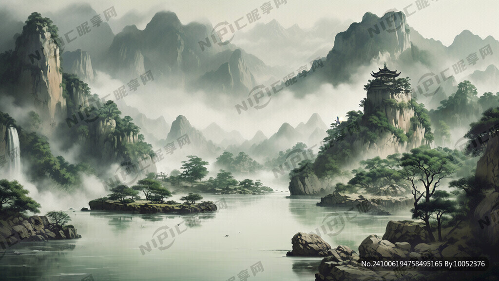 自然 淡绿色系
