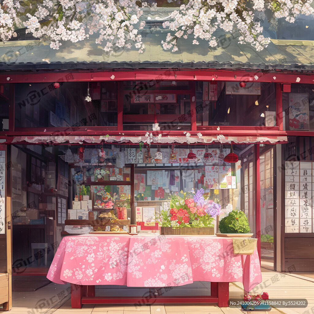 日系 花纹 粉色系彩盒