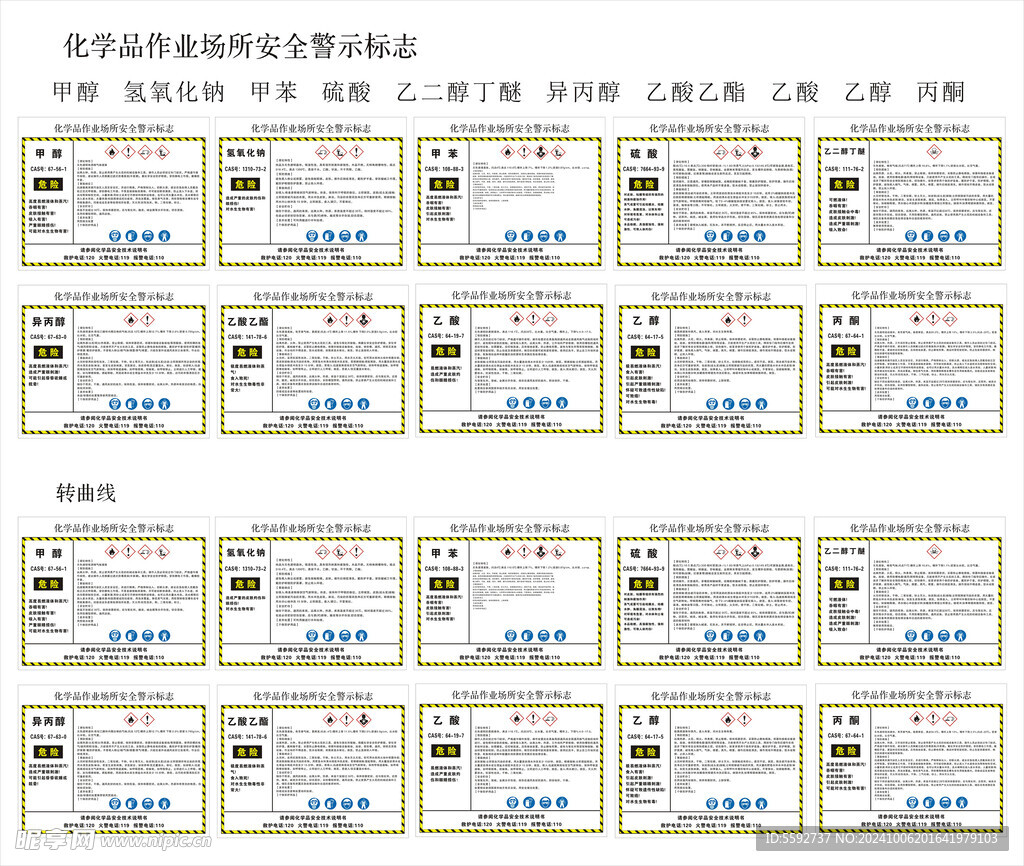 化学品作业场所安全警示标志1