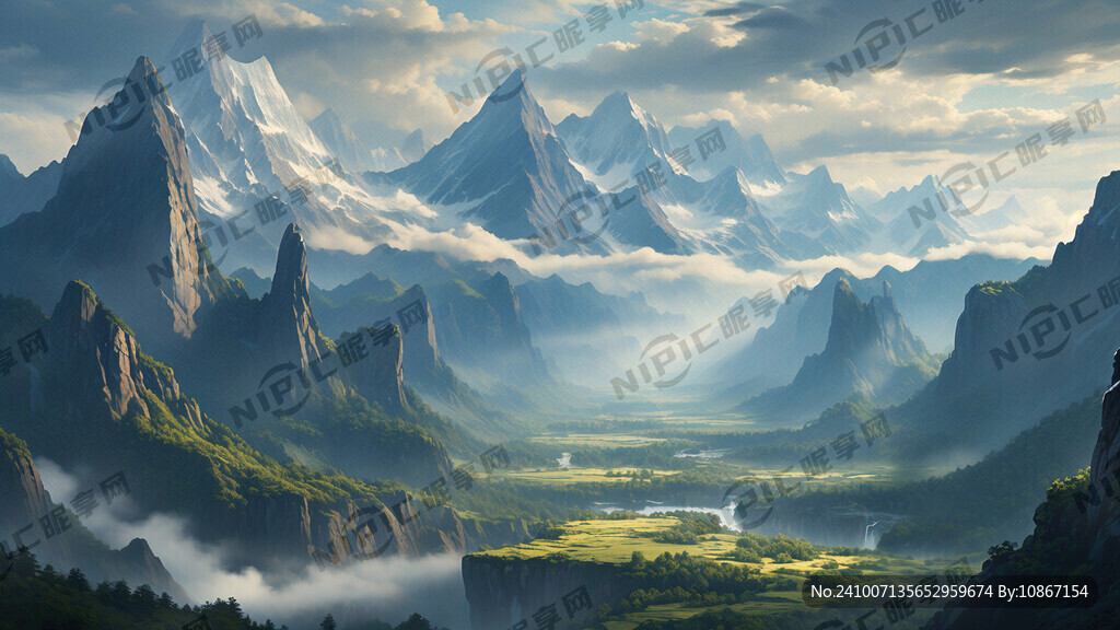 绿水青山 辉煌大气