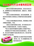 注水肉的区别