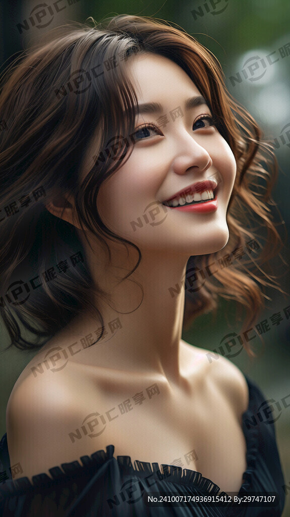 一位年轻女性面带微笑