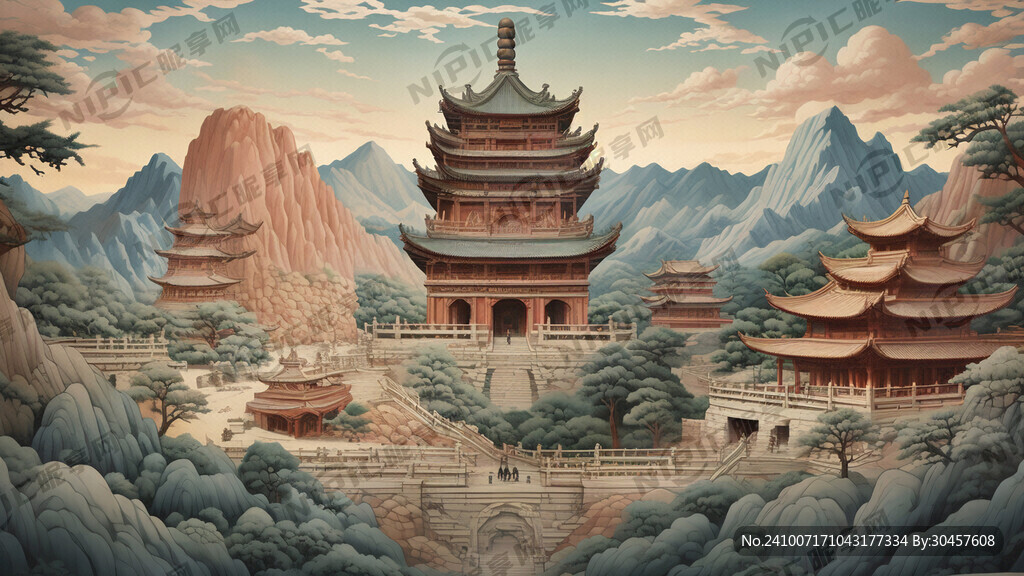 浮雕墙 张掖名胜古迹 祁连山脉