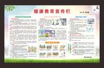健康教育宣传栏阳光花苑