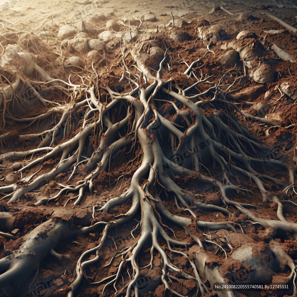 土壤下的根系