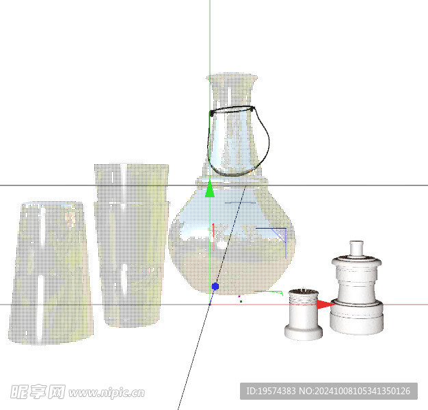 C4D模型 瓶子