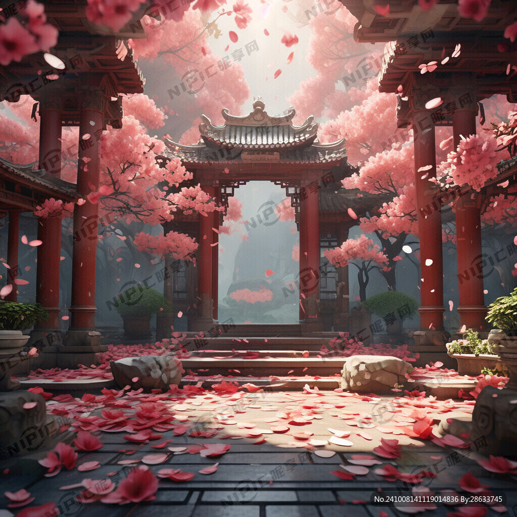 游戏梦幻唯美新中式风景 超高清