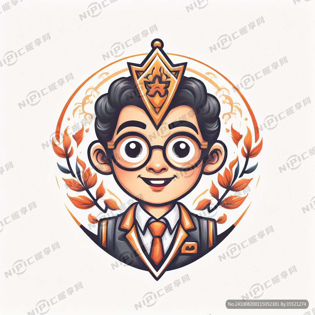 沣东新城第五小学 标志