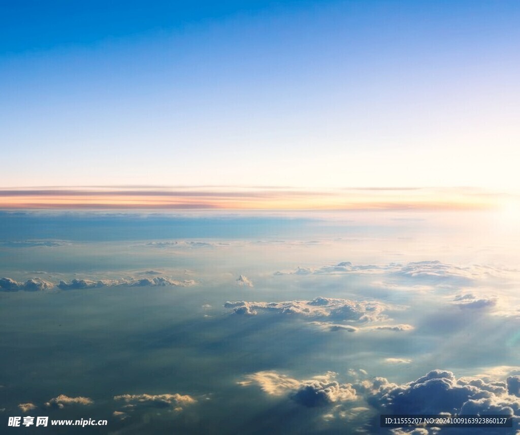 天空平流层大气层云层彩霞