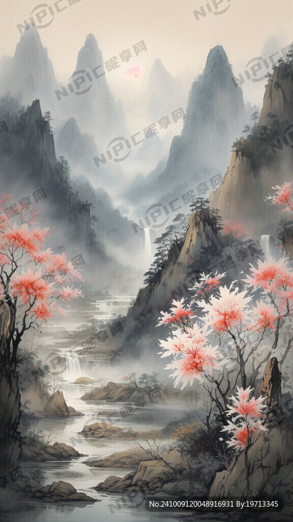 有创意 新颖 有艺术感的中国画