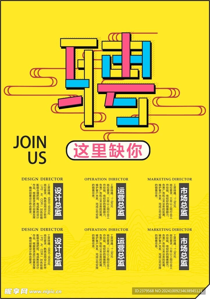 招聘海报 
