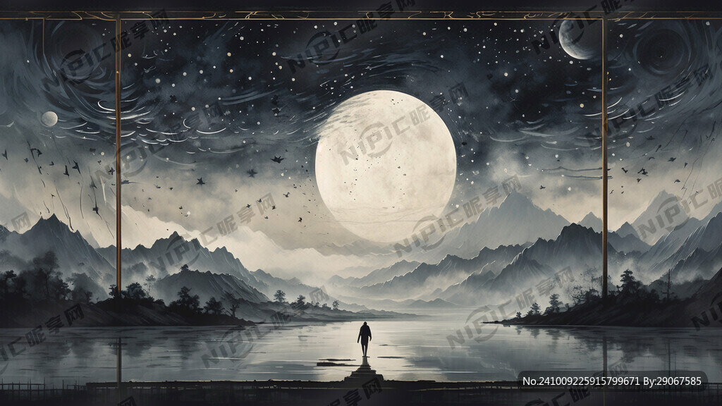 推开窗户看到天上的星星