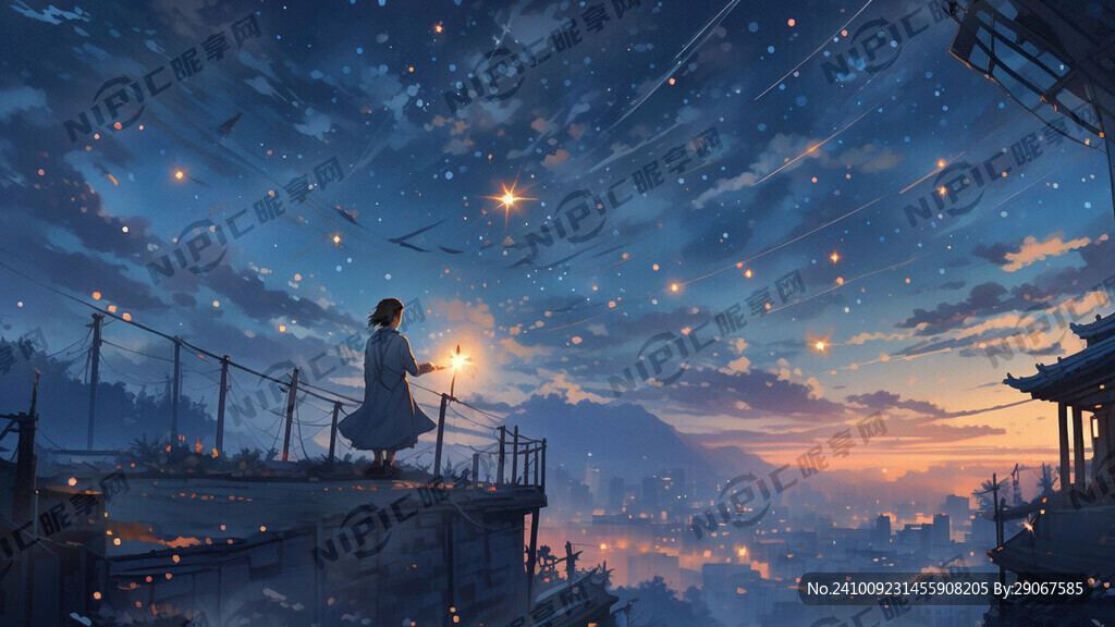 手可摘星辰  白天 蓝色的天空