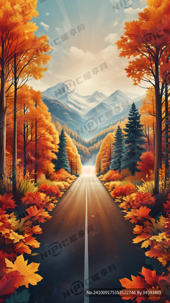 秋季过度渐变颜色   秋季元素