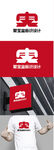 聚宝盆标识设计