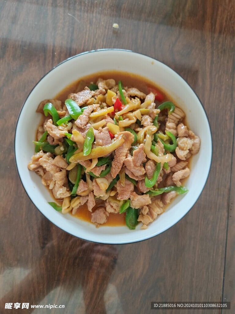 榨菜炒肉