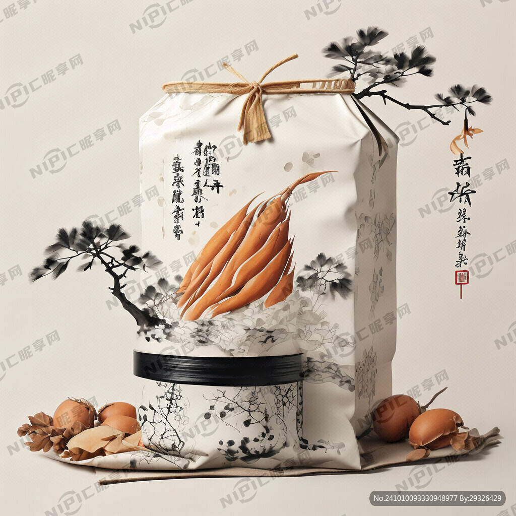 红薯粉条包装 中国风