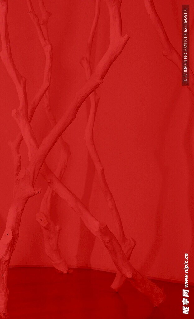 红色背景