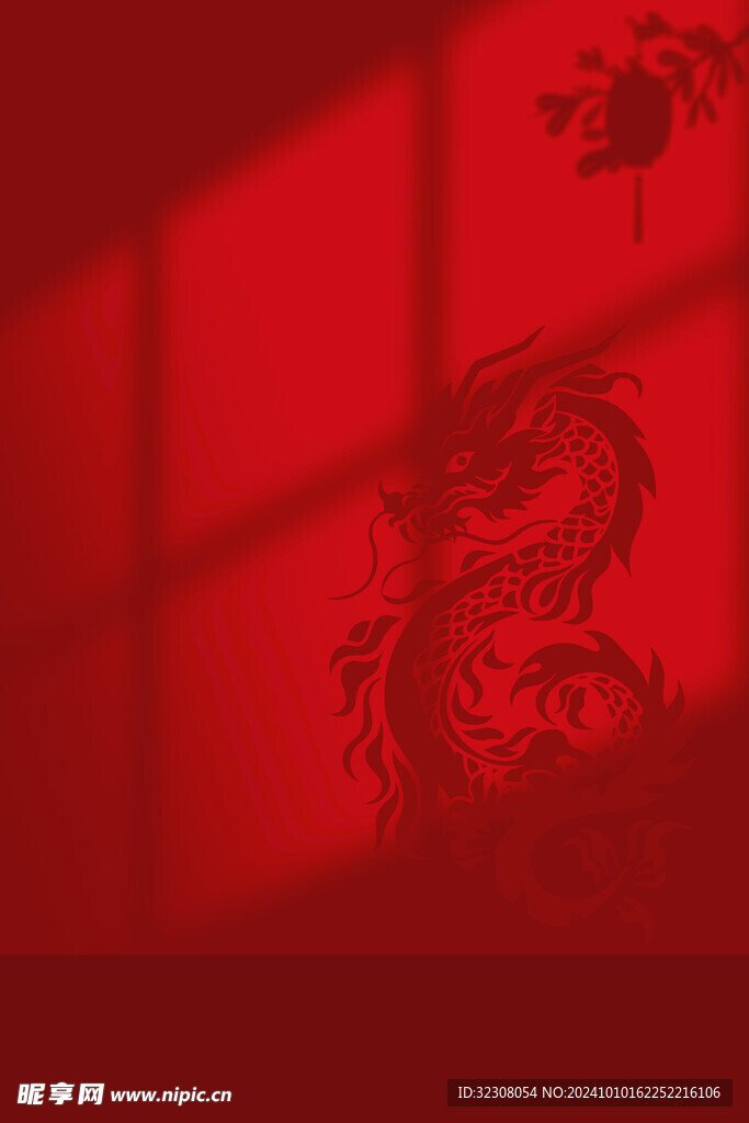 红色背景