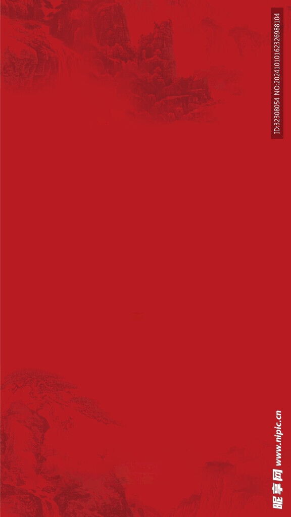 红色背景